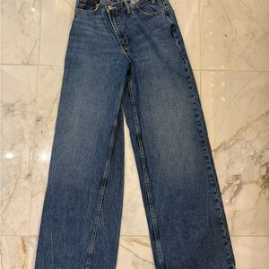 Zara Blue Flare & Wide Leg Women's Jeans
